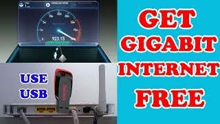 Get Gigabit Internet Speed For Free ✔ Speedup Internet For Free ✔ Full HD2017 [upl. by Hsirt414]