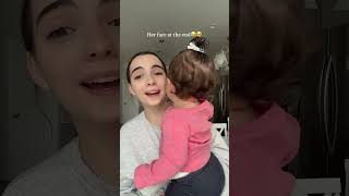 I love her sweet kisses should I do this with Posie next🥰 mom baby mrtodd [upl. by Kra687]