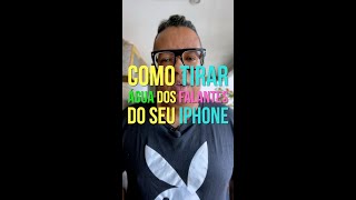 Como tirar a água dos alto falantes do seu iPhone [upl. by Abrahamsen]