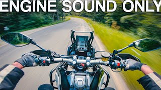 Yamaha Tenere 700 QUICKSHIFTER sound  ZARD exhaust RAW Onboard [upl. by Kipp339]