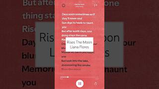 rises the moonLiana Floressped up lipsync audios sounds [upl. by Amihc287]