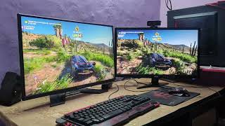 GIGABYTE G27Q VS ACER GL246HL FORZA HORIZON 5 GAMING COMPARISON QHD vs Full HD [upl. by Leaw]