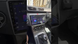 How to install android gps radio Volkswagen Passat b6 b7 cc android gps radio carplay vw [upl. by Assilac]