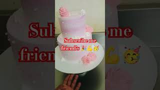 New heighted cake decorating cake design decoration cakedecoration ytshorts yt ytviral yt [upl. by Abbe101]