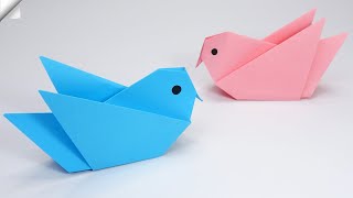 Easy paper birds  DIY paper toys [upl. by Erdnua485]