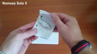 Acumulator extern Romoss Solo 5 10000 mAh unboxing [upl. by Ariam]