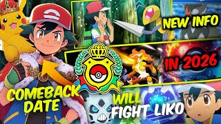 Ash Ketchum Comeback Date Revealed 🤩 Ash Returns In 2024 or 2026  Ash Returns Plot  Pokemon Hindi [upl. by Asetal184]