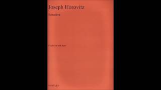 Bela Kovacs clarinet plays Sonatina by J Horovitz [upl. by Neville404]