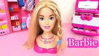 Barbie hairstyle 4 barbie barbiedoll barbiedollcartoon barbiedollhouse [upl. by Enogitna863]