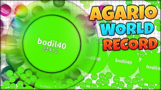 AGARIO WORLD RECORD 64 MEGA PIECES IN SECONDS 23242 MASS Agario 130  New Gamemode MEGASPLIT [upl. by Uriia]