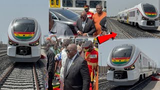 Nana Addo Storms Tema Habour C2 To Commission Tema To Mpakadan UltraModern Railway [upl. by Goldy]