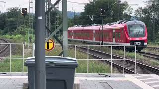 Abfahrt RB53 nach Bamberg am Bahnhof Schlüchtern [upl. by Acinoj]