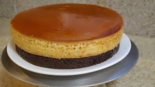 la mejor receta de chocoflan o famoso pastel imposible [upl. by Eddra]