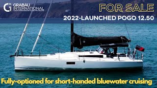 2022launched Pogo 1250 SARENNE  Sailing Yacht for sale with Grabau International [upl. by Cyn638]