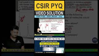 CSIRNET LIFE SCIENCES  PYQ 2024 July  VIDEO SOLUTION  previousyearquestions tlsonline [upl. by Jule]