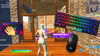 HyperX Alloy Origins 60 Chill 🤩 Keyboard amp Mouse Sounds ASMR 😴 Fortnite Titled Towers Gameplay [upl. by Veriee]