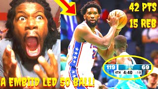 76ERS VS HORNETS REACTION 2023 CHARLOTTE HORNETS VS PHILADELPHIA 76ERS HIGHLIGHTS REACTION 2023 [upl. by Gerrard916]