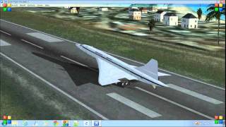 Microsoft Flight Simulator X Demo Concorde Take Off [upl. by Ominoreg]