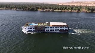 MS Nile Capital Deluxe Nile Cruise LuxorAswan  NileRiverCruiseShipscom [upl. by Werbel688]