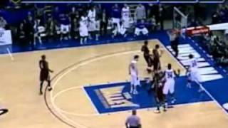 Indiana State Dwayne Lathan thunder dunk against Southern Illinois 22611 [upl. by Norrahc680]