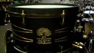 Jeff Ocheltree The Drumtree 7quot x 13quot Tree Bronze Snare Drum [upl. by Sara-Ann740]