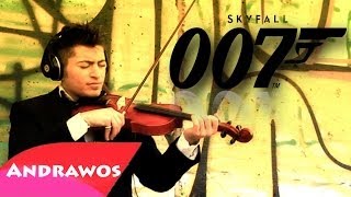 Adele  Skyfall  Violin Cover by Andrawos Bassous  Bethlehem [upl. by Dranyam]