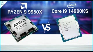 AMD Ryzen 9 9950X Vs Intel Core i9 14900KS AMD  Epic Showdown [upl. by Adigun]