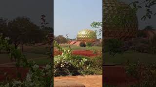 Auroville🪩an Ideal🤯Township in Puducherry viralvideo aurovillepondicherry youtubeshortstrending [upl. by Zysk806]