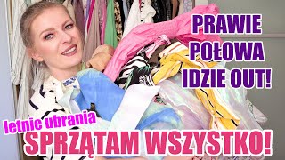 GIGANTYCZNE LETNIE PORZĄDKI W SZAFIE SPRZĄTAM LETNIE UBRANIA LATO 2023 cz9 [upl. by Agler]