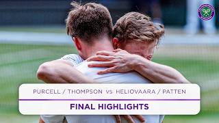 Comeback from Match Point 🤯  Purcell Thompson vs Heliovaara Patten  Highlights  Wimbledon [upl. by Relda]