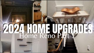 HOME RENOVATIONS FOR 2024 New Staircase Floors  Redecorating Every Room in My House [upl. by Erehc]