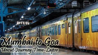 Uncut Journey Mumbai to Goa in 28 Minutes The Tejas Express TimeLapse [upl. by Patman886]