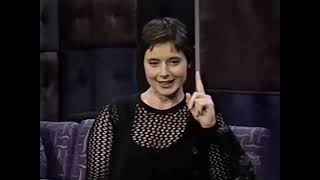 Isabella Rossellini on Late Night July 23 1997 partial [upl. by Norrehc]