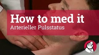 How to med it Arterieller Pulsstatus [upl. by Ardnaid]