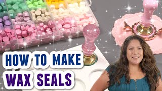 WAX SEAL STAMPS  What You Need to Know  Beginner Guide [upl. by Lapointe]