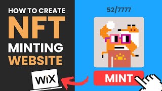 How To Create an NFT Minting Website on Wix FREE NoCode [upl. by Nniw]