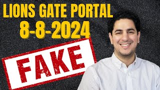 882024 Lions Gate Portal  888 Portal  BE CAREFULL [upl. by Eenimod]