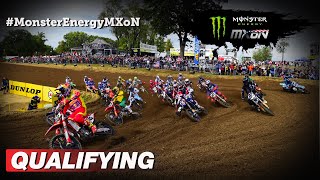 Qualifying Highlights  Monster Energy FIM Motocross of Nations 2022 MXGP Motocross [upl. by Lekram]