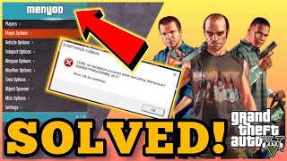 MENYOO NOT WORKING IN GTA 5  F8 BUTTON NOT WORKING  GTA 5 Mods 2023 HindiUrdu  The Noob [upl. by Yelad]