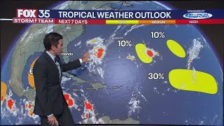 Tropics update 4th tropical disturbance pops up in Atlantic as depression could form next week in G [upl. by Sharla567]