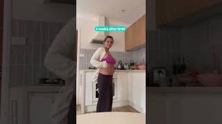 Watch My Belly Change After Giving Birth 😱 [upl. by Christean]