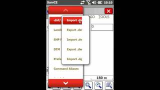 Carlson SurvCE Tutorial Importing DXF Files into SurvCE [upl. by Servetnick]