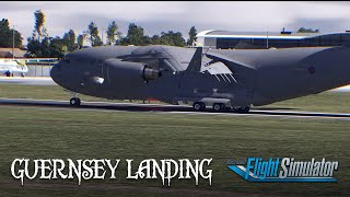 C17 Landing At Guernsey [upl. by Nyret]