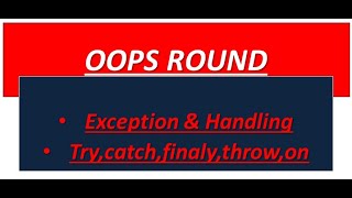 Exception Handling Methods Try  catch finally  throw on Malayalam FUMIGATION [upl. by Pegma]