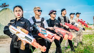 LTT Game Nerf War  SEAL X Warriors Nerf Guns Fight Crime Mr Zero Crazy Hunter DUO [upl. by Whitehouse]