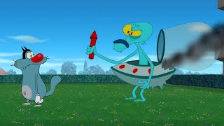 हिंदी Oggy and the Cockroaches 👽😳 NEW BUDDY 👽😳 Hindi Cartoons for Kids [upl. by Niatirb]