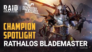 RAID Shadow Legends  Champion Spotlight  Rathalos Blademaster [upl. by Hakkeber]