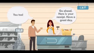 ENGLISH for CASHIER  practice conversation [upl. by Retsel320]