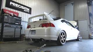 Precision Auto Canada Acura RSX dyno tuning with Doctronic ProECU [upl. by Dressel]