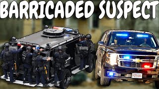 LAPD SWAT V BARRICDADED SUSPECT Emergency 4 [upl. by Ahab]